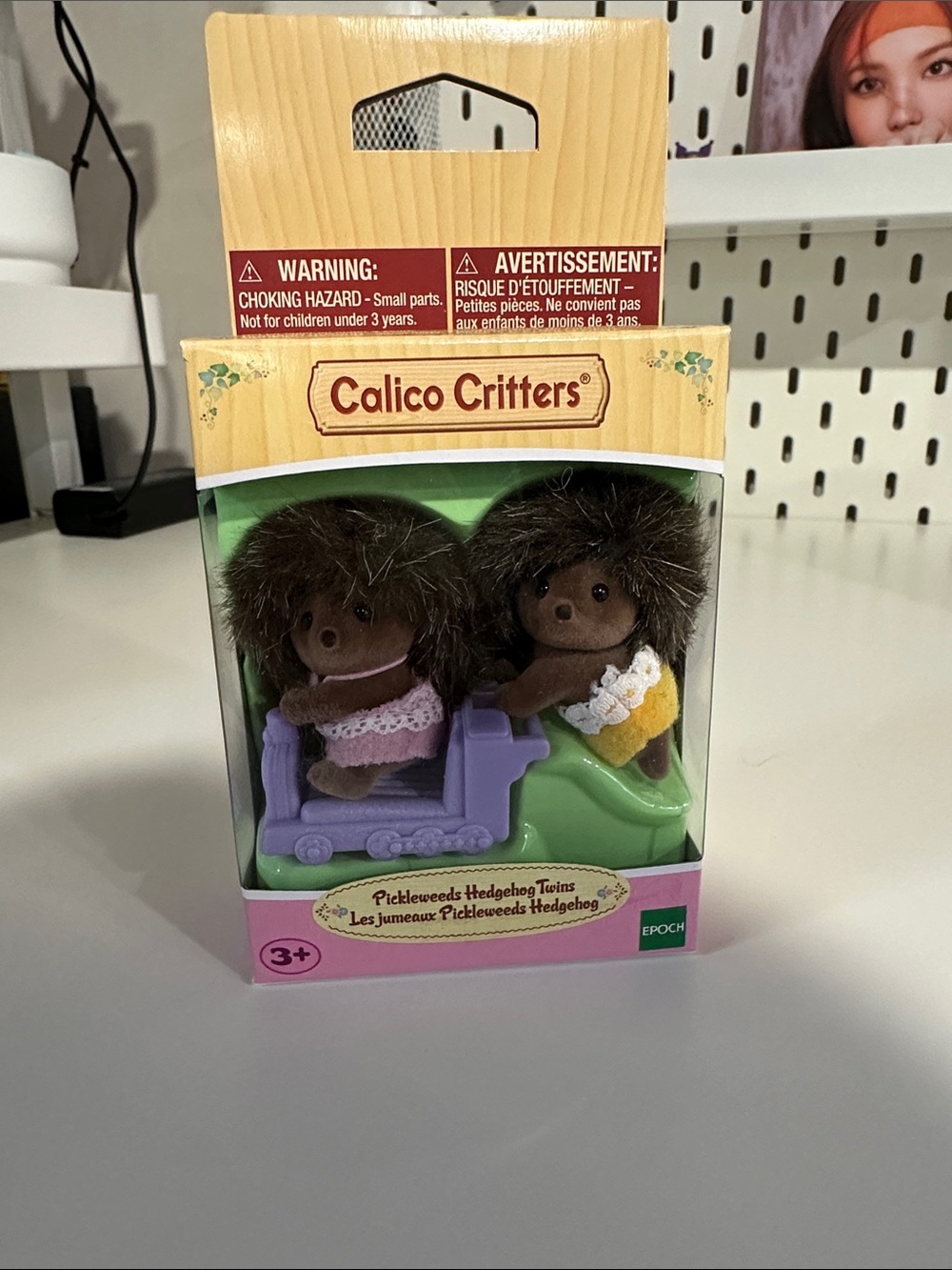 Sylvanian Families Calico Critters Pickeweeds Hedgehog Twins